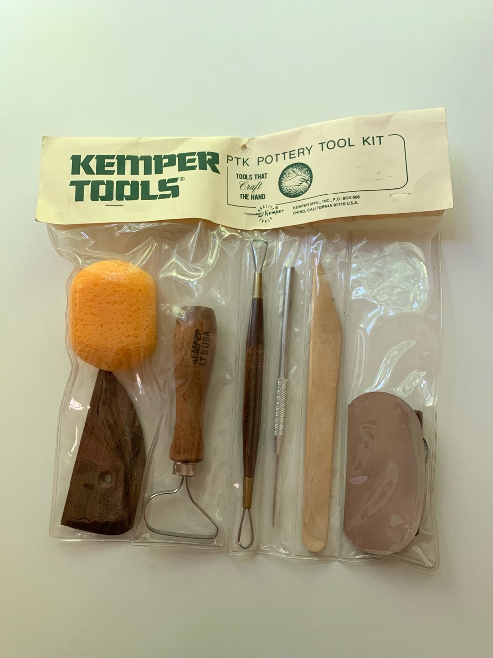 Kemper Tools PTK Pottery Tool Kit Vintage